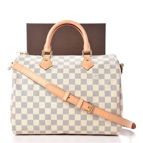 borsa louis vuitton speedy 30 con traccola|Borsa a tracolla Damier Azur Speedy Bandouliere 30 2019.